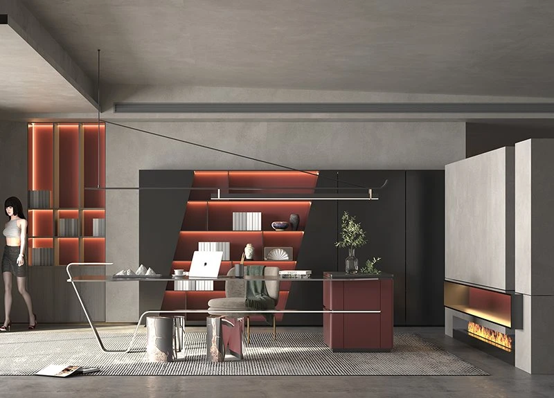 Stylish Home Office Cabinet