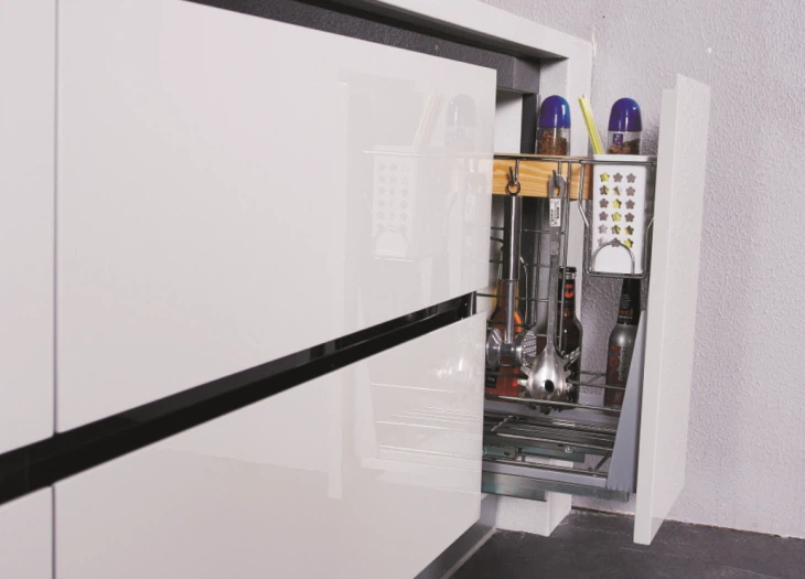 Lacquer Modular Kitchen Cabinets