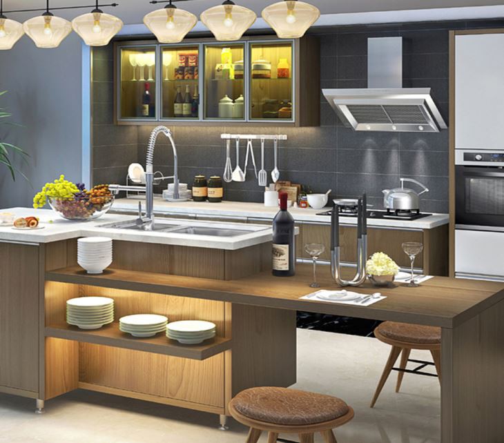 멜라민 직면 마분지 캐비닛