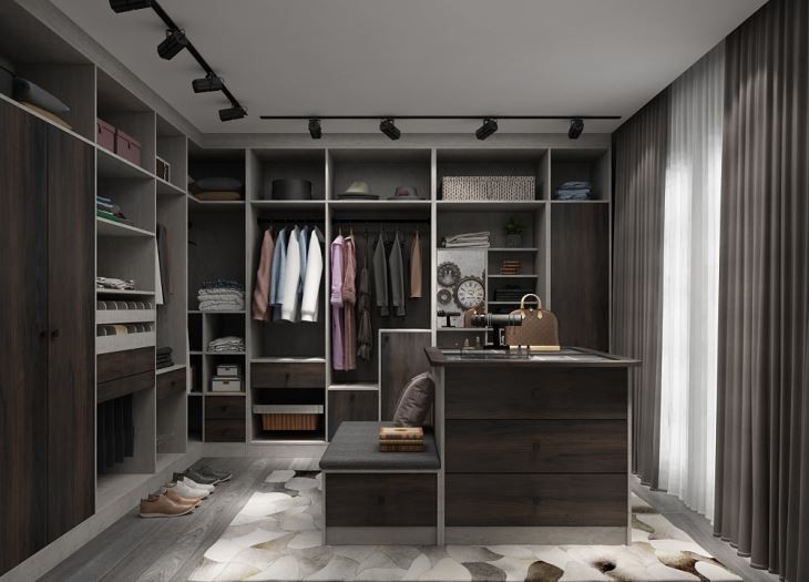 Modern Walk-in Closet