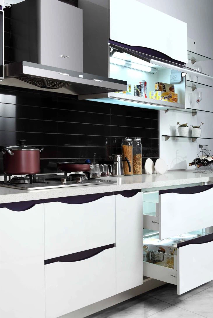 Modern Lacquer Kitchen Cabinets