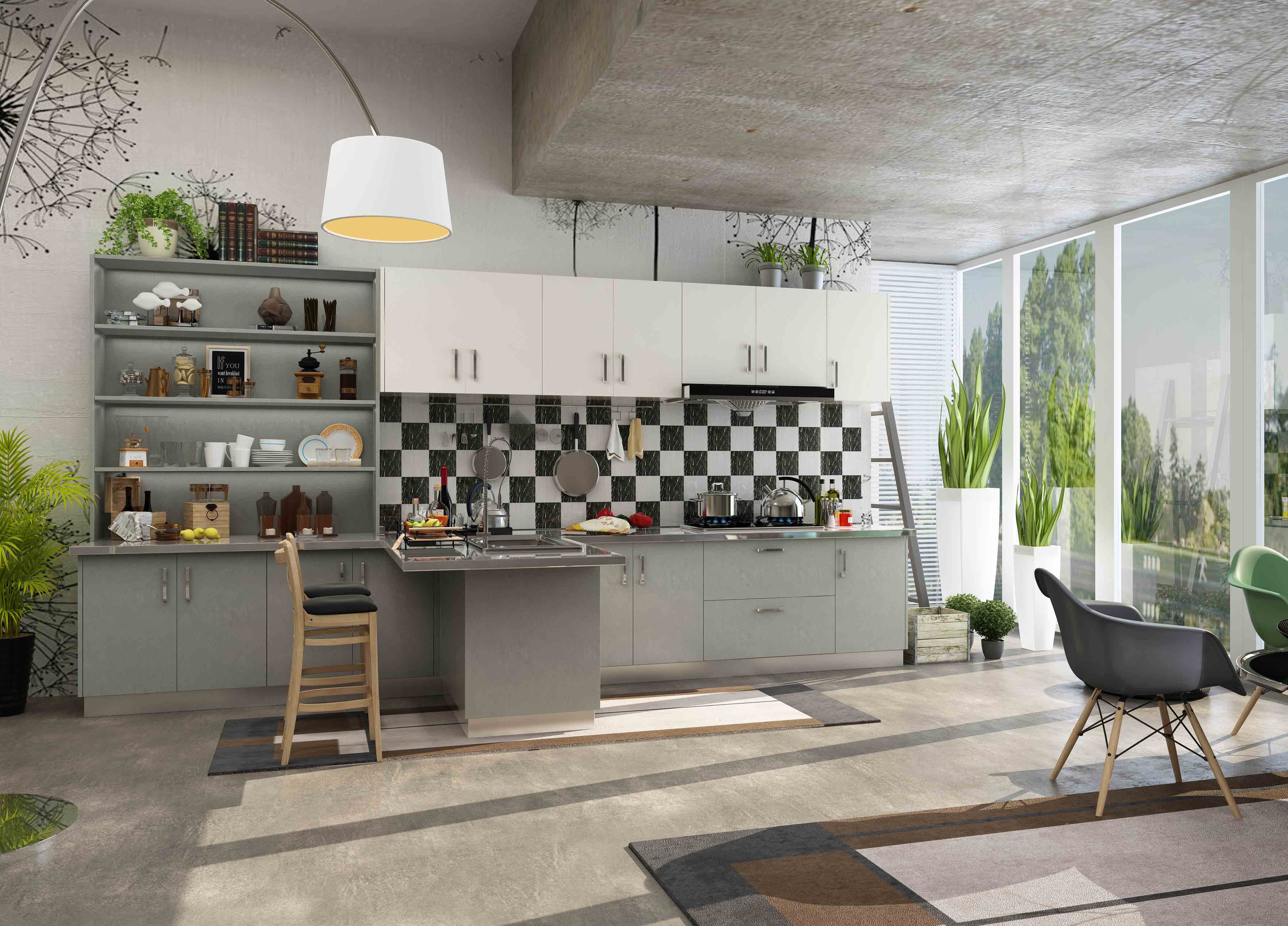 주방과 식당을 통합하는 방법